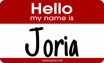 Hello my name is Joria png download