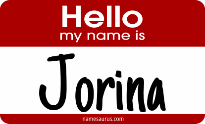 Hello my name is Jorina png download