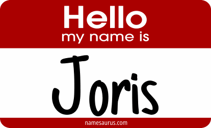Hello my name is Joris png download
