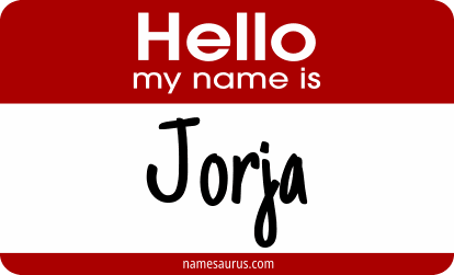 Hello my name is Jorja png download
