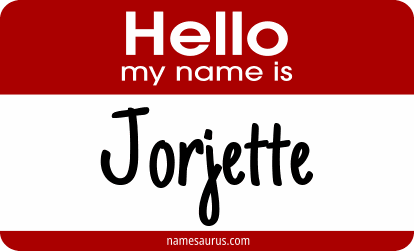 Hello my name is Jorjette png download