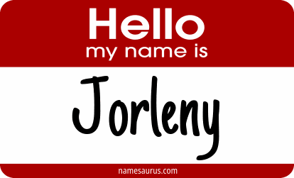 Hello my name is Jorleny png download