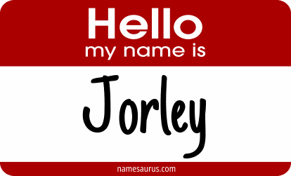 Hello my name is Jorley png download