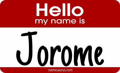 Hello my name is Jorome png download