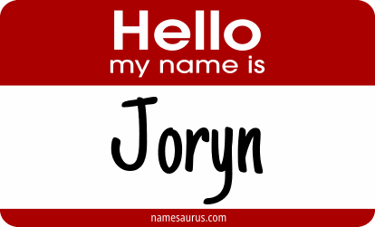 Hello my name is Joryn png download