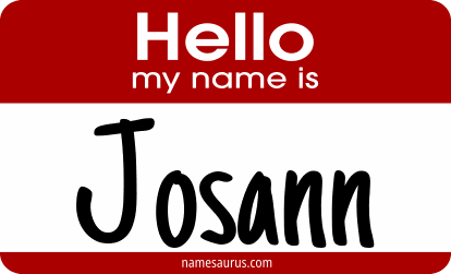 Hello my name is Josann png download