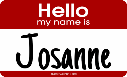 Hello my name is Josanne png download