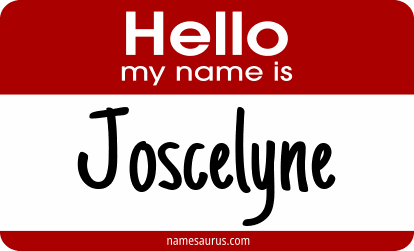 Hello my name is Joscelyne png download