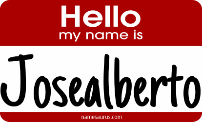 Hello my name is Josealberto png download