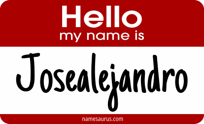 Hello my name is Josealejandro png download