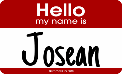 Hello my name is Josean png download