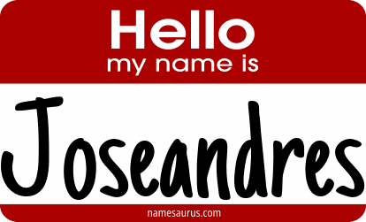 Hello my name is Joseandres png download