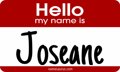 Hello my name is Joseane png download