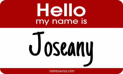 Hello my name is Joseany png download