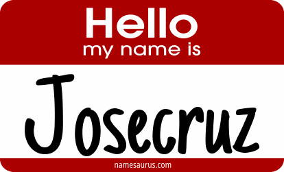 Hello my name is Josecruz png download