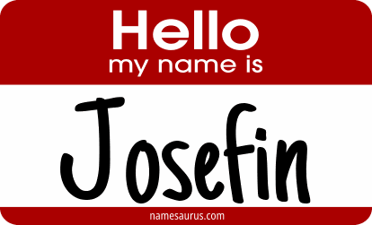 Hello my name is Josefin png download