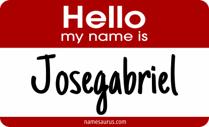 Hello my name is Josegabriel png download