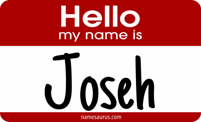 Hello my name is Joseh png download