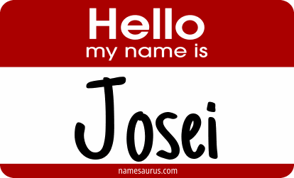 Hello my name is Josei png download