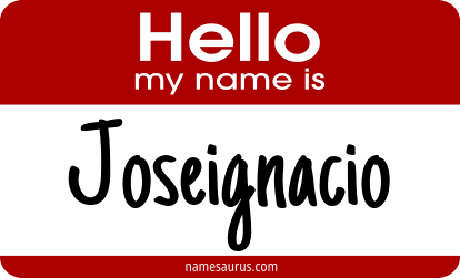 Hello my name is Joseignacio png download