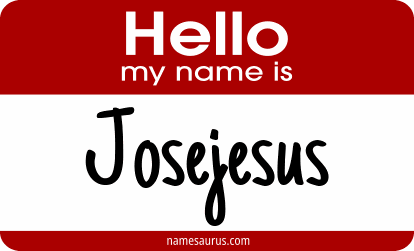 Hello my name is Josejesus png download