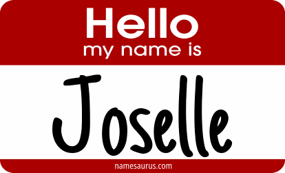 Hello my name is Joselle png download
