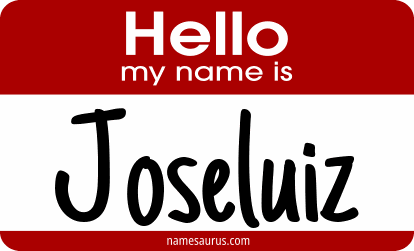 Hello my name is Joseluiz png download