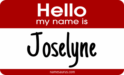 Hello my name is Joselyne png download