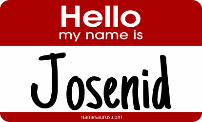Hello my name is Josenid png download