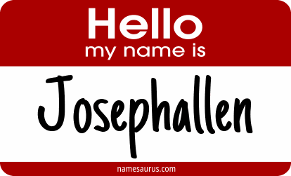 Hello my name is Josephallen png download