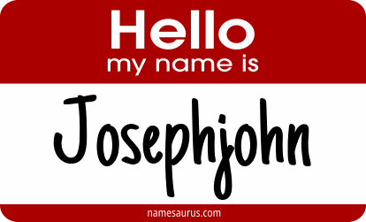 Hello my name is Josephjohn png download