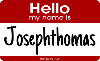 Hello my name is Josephthomas png download