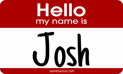 Hello my name is Josh png download