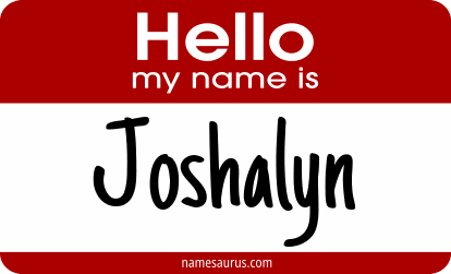 Hello my name is Joshalyn png download