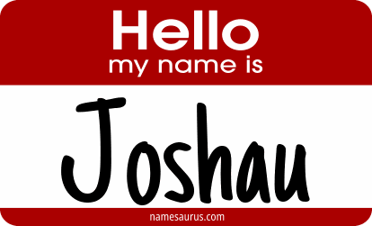 Hello my name is Joshau png download