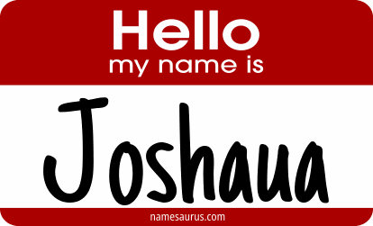 Hello my name is Joshaua png download