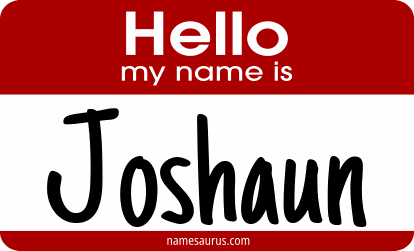 Hello my name is Joshaun png download