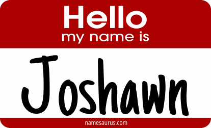 Hello my name is Joshawn png download