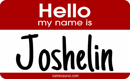 Hello my name is Joshelin png download