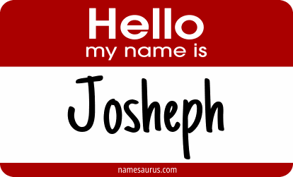 Hello my name is Josheph png download