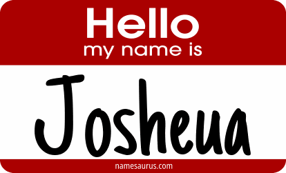 Hello my name is Josheua png download