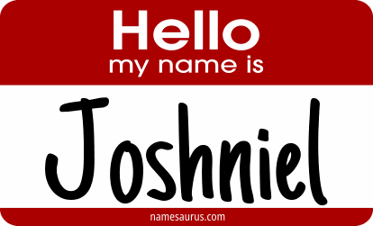Hello my name is Joshniel png download