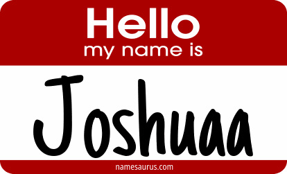 Hello my name is Joshuaa png download
