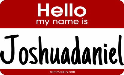 Hello my name is Joshuadaniel png download