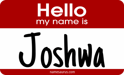 Hello my name is Joshwa png download