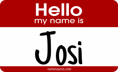 Hello my name is Josi png download