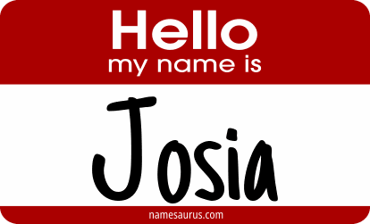 Hello my name is Josia png download