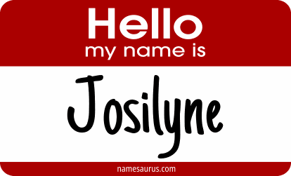 Hello my name is Josilyne png download
