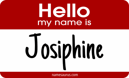 Hello my name is Josiphine png download