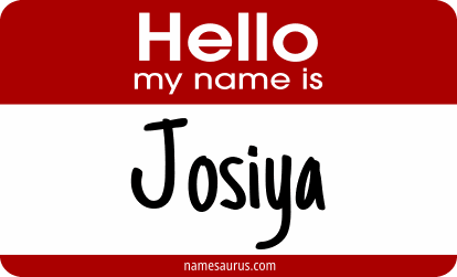 Hello my name is Josiya png download